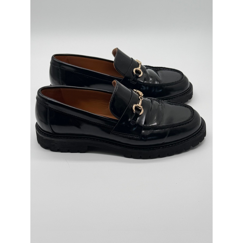 Thursday Boot Company Women's Patent Leather Horse Bit Penny Loafer Size 8.5